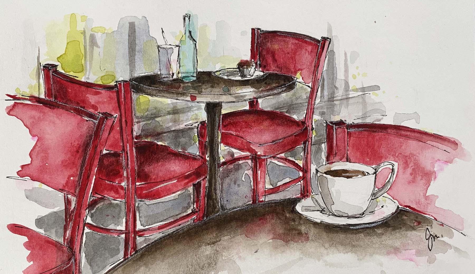 Cafe Sip Sketch Jen Fisher Fw Term 1 Old School Square