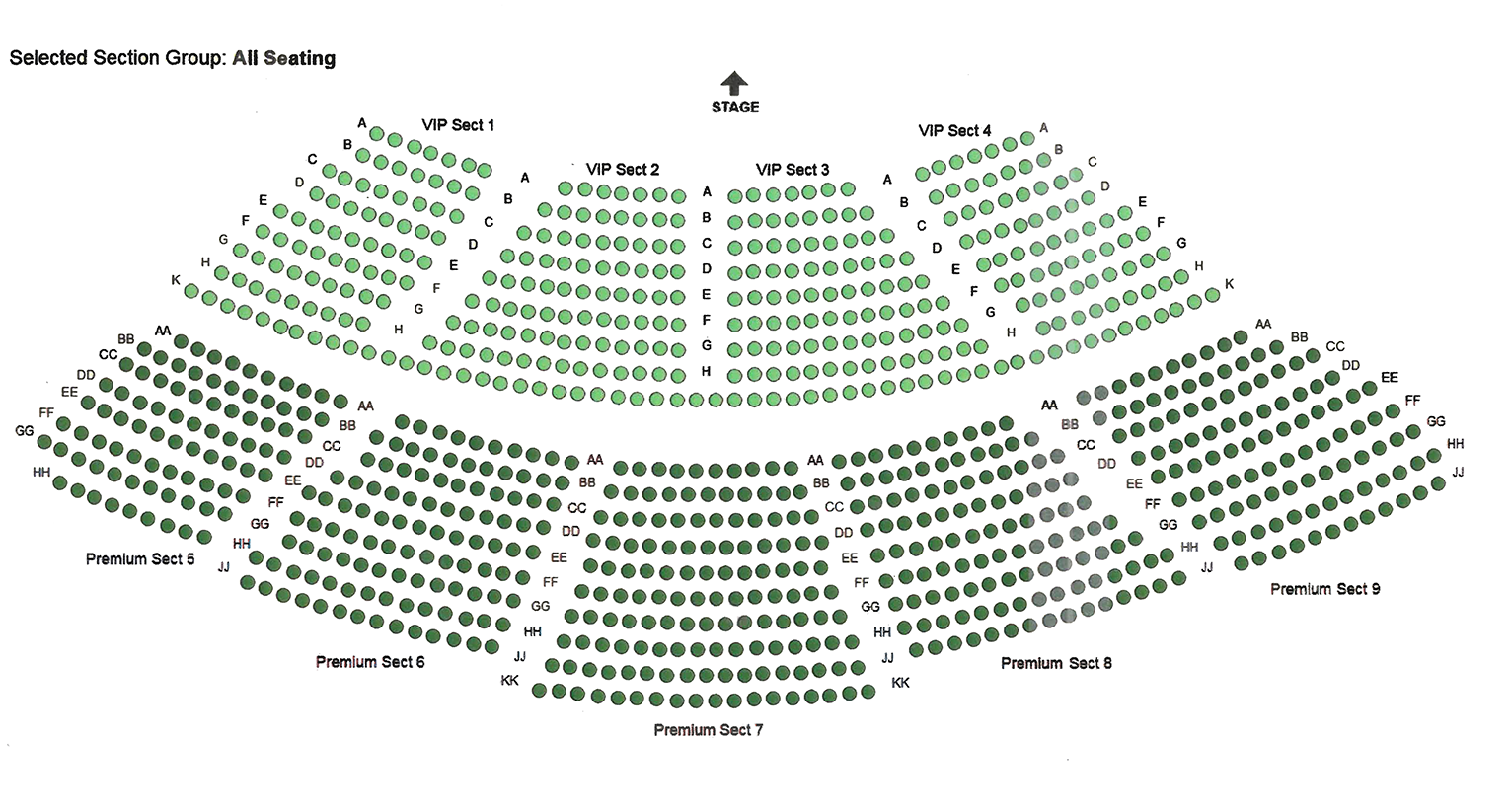 Toronto Pavilion Seating Chart